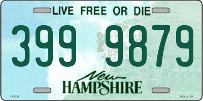 NH license plate 3999879