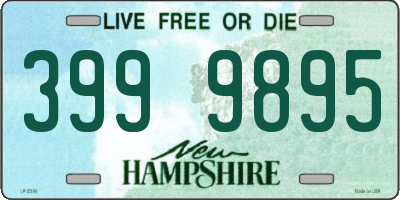 NH license plate 3999895