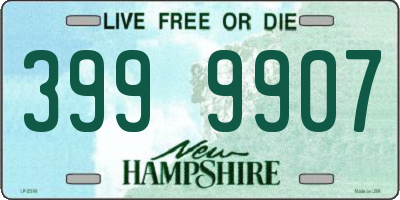 NH license plate 3999907