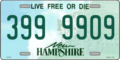 NH license plate 3999909