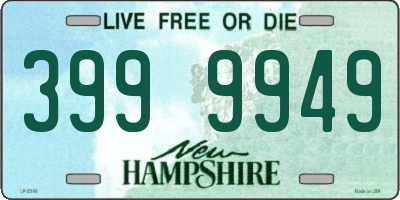 NH license plate 3999949