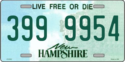 NH license plate 3999954