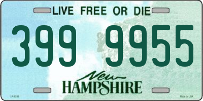 NH license plate 3999955