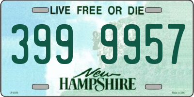 NH license plate 3999957