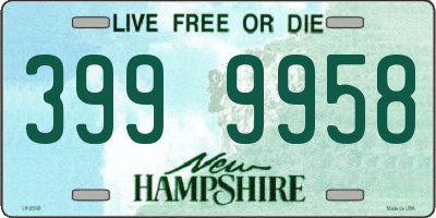 NH license plate 3999958