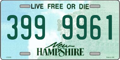 NH license plate 3999961