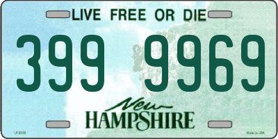 NH license plate 3999969