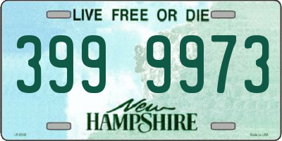 NH license plate 3999973