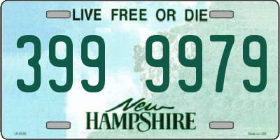 NH license plate 3999979