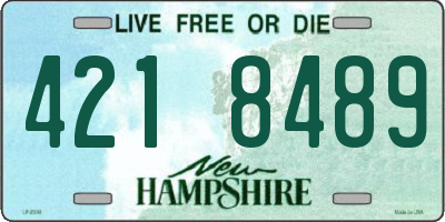 NH license plate 4218489