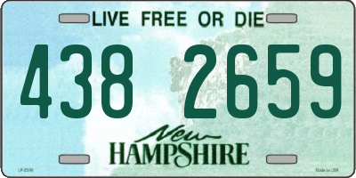 NH license plate 4382659