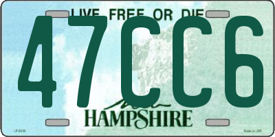 NH license plate 47CC6