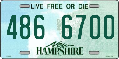 NH license plate 4866700