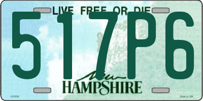 NH license plate 517P6