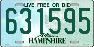 NH license plate 631595