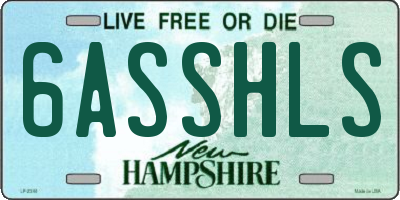 NH license plate 6ASSHLS