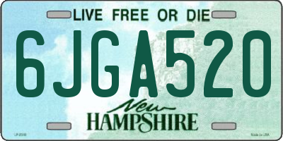 NH license plate 6JGA520