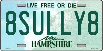 NH license plate 8SULLY8