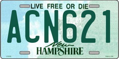 NH license plate ACN621