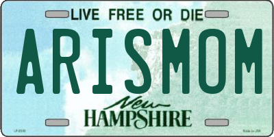 NH license plate ARISMOM