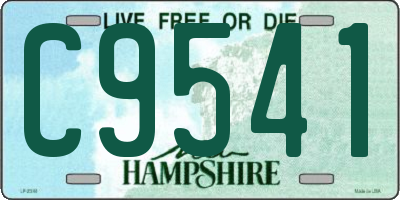 NH license plate C9541