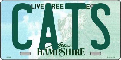 NH license plate CATS