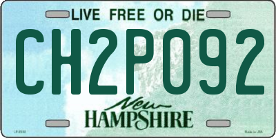 NH license plate CH2P092