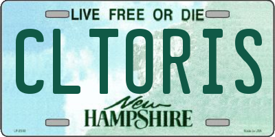 NH license plate CLTORIS