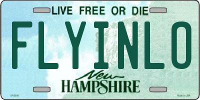 NH license plate FLYINLO