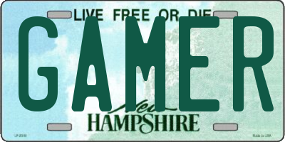 NH license plate GAMER