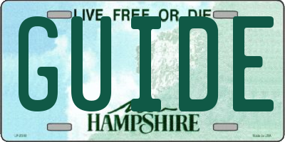 NH license plate GUIDE
