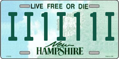 NH license plate II1I11I