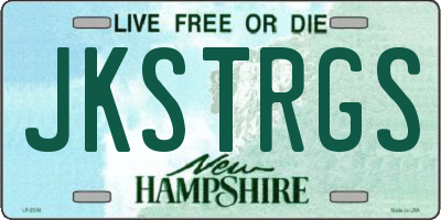 NH license plate JKSTRGS