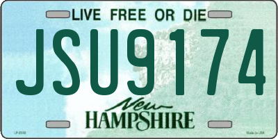 NH license plate JSU9174