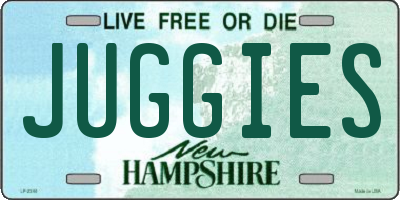 NH license plate JUGGIES