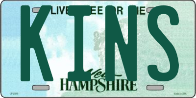 NH license plate KINS