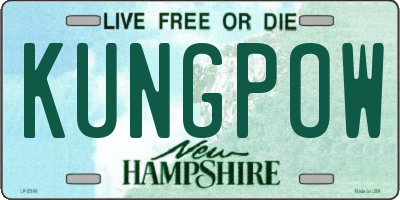 NH license plate KUNGPOW