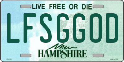 NH license plate LFSGGOD