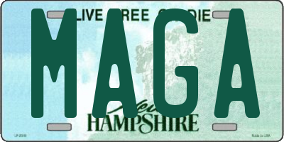 NH license plate MAGA