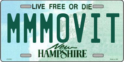 NH license plate MMM0VIT