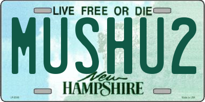 NH license plate MUSHU2