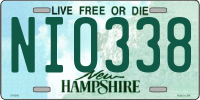 NH license plate NIO338