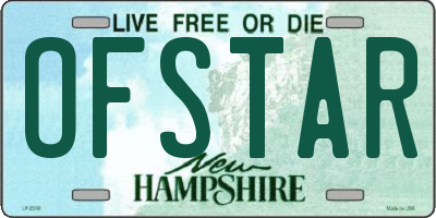 NH license plate OFSTAR