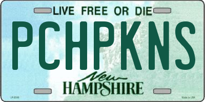 NH license plate PCHPKNS