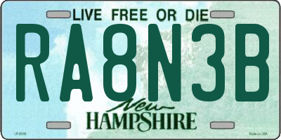 NH license plate RA8N3B