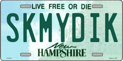 NH license plate SKMYDIK