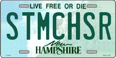 NH license plate STMCHSR