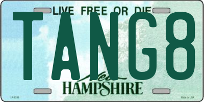 NH license plate TANG8