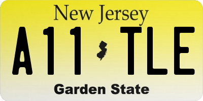 NJ license plate A11TLE