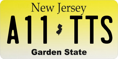 NJ license plate A11TTS
